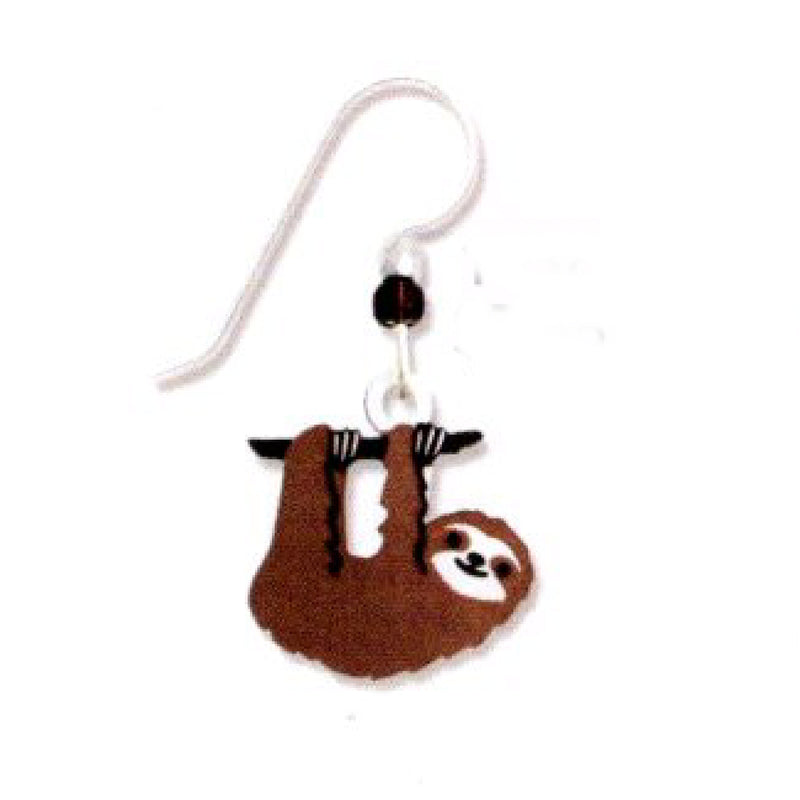 Sloth Earring on a white background