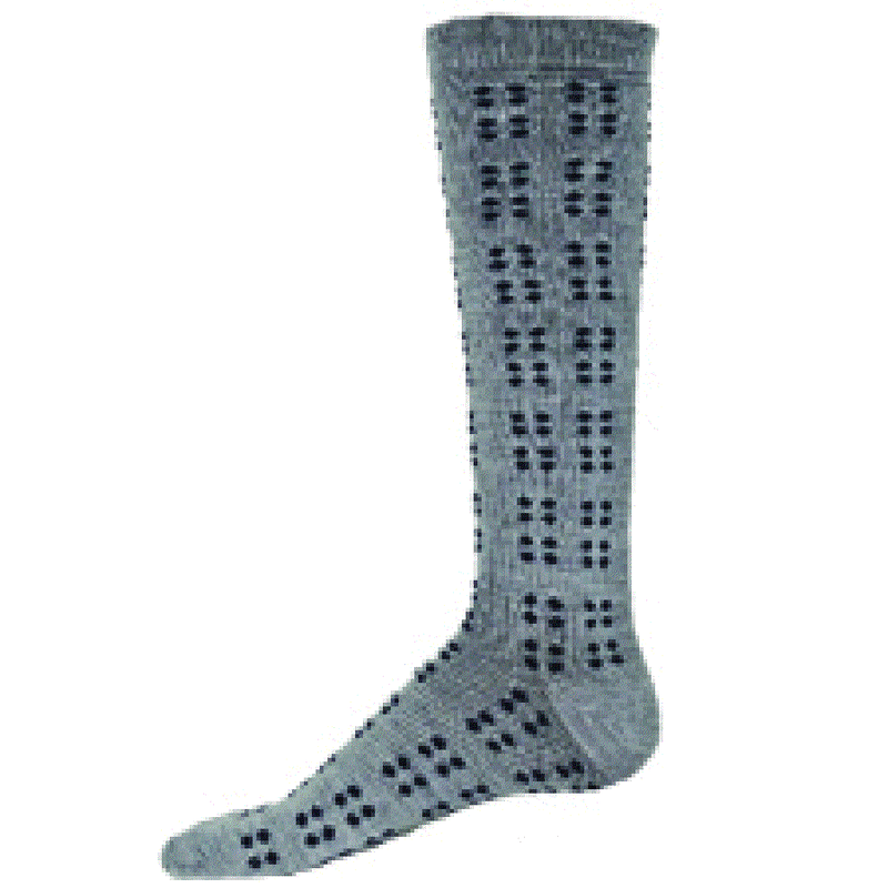 b.ella Nice Mens Dots Compression Socks are Grey with Black Dots in Sets of 4 then Sets of 8.