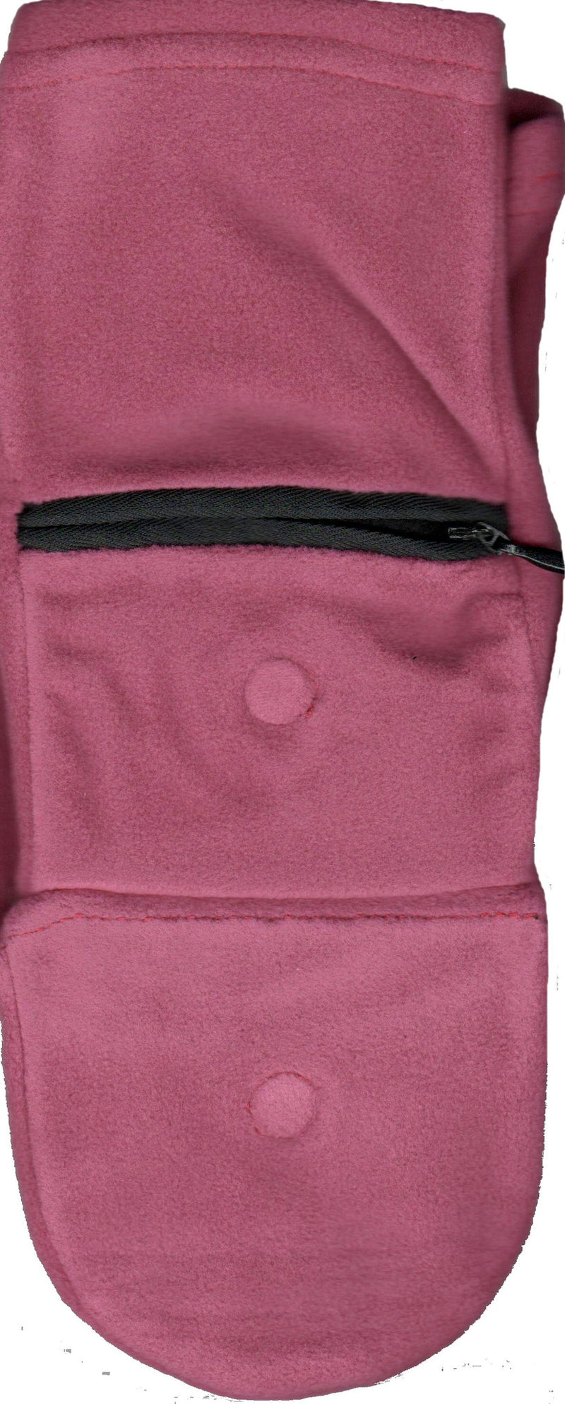 Take a look at this Rose! The Zippered Pockets hold items like Cash or keys while you walk. The Cap covers your fingers to keep them warm. The magnet holds the Cap from moving in the way.